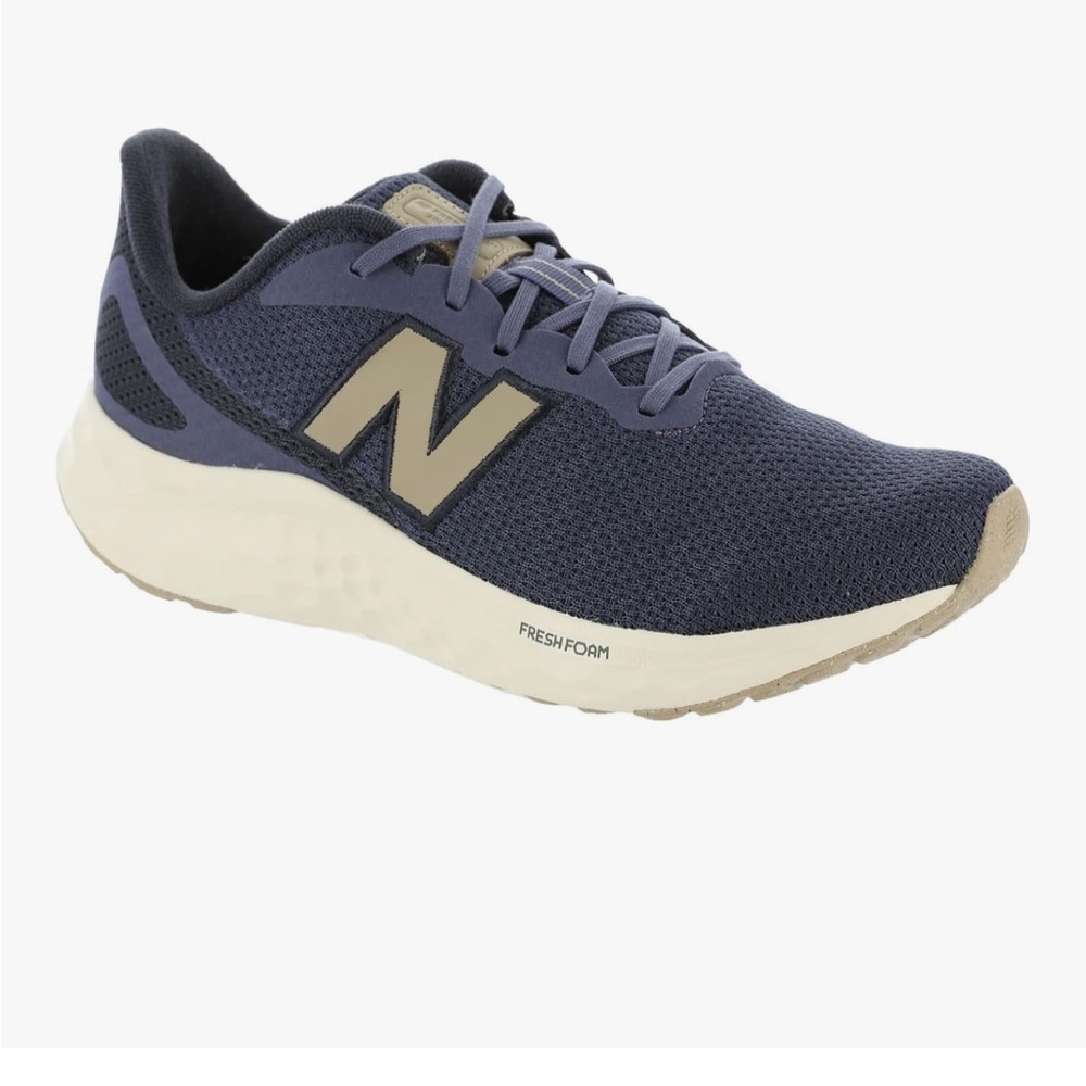 New Balance Men's Navy and Beige Athletic Shoes